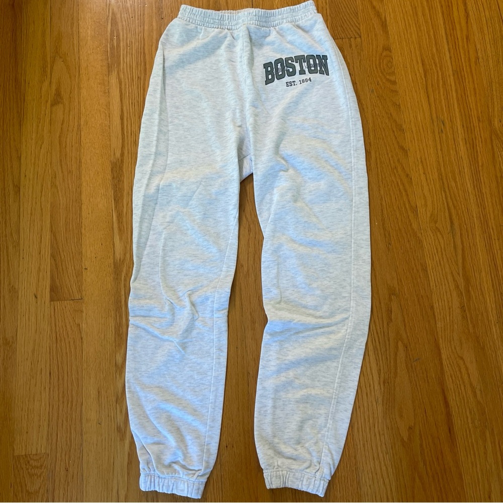 H&M Light Gray Boston Kids Joggers